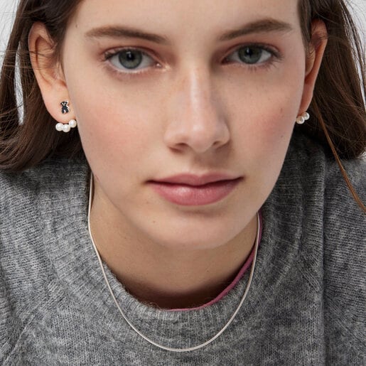 Колье-чокер TOUS Topo из серебра, 40 см.