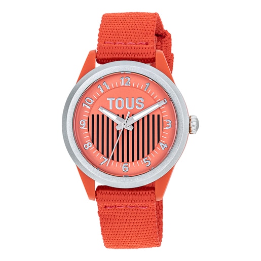 Reloj analógico rojo Vibrant Sun