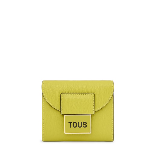 TOUS Lime green TOUS Sylvia Flap Card Wallet | Plaza Las Americas