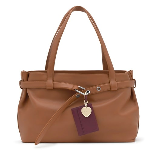 Pack de llaveros colgantes y monedero burdeos y dorado Hold