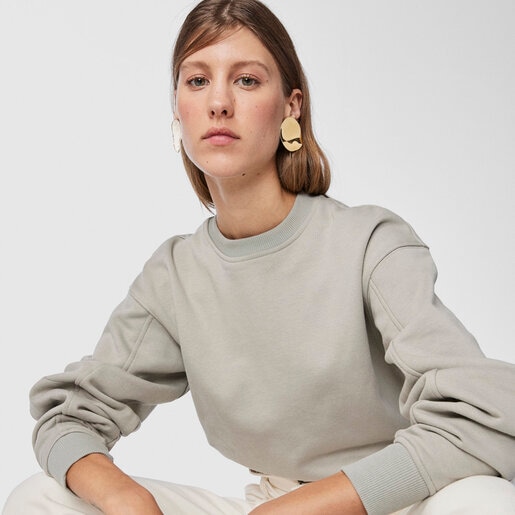 Silver Vermeil Nenufar petal Earrings