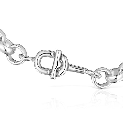 17.5 cm silver Chain bracelet TOUS MANIFESTO