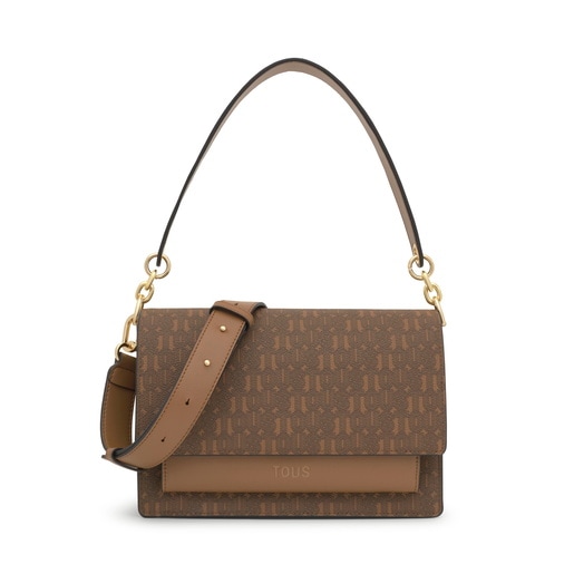 Bandolera mediana tierra Audree TOUS Buckles Silhouette