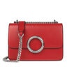 Small red Audree Crossbody bag