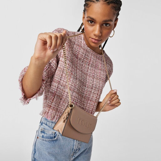 Маленькая темно-серая сумка-кроссбоди T Pop