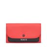 Coral-colored leather TOUS Empire Wallet