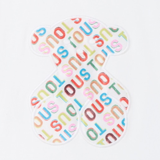 Camiseta de playa de niña Logo multicolor