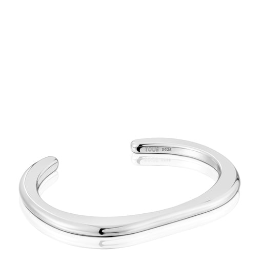 Pulsera esclava de plata Line