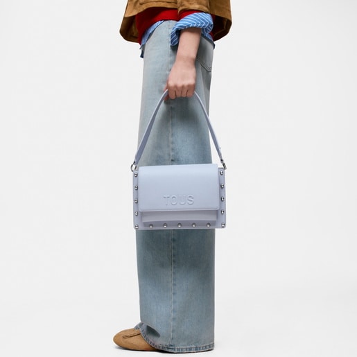 Medium blue Crossbody bag TOUS Audree Studs