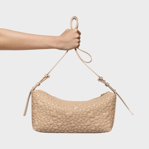 Sand-colored Crossbody bag TOUS Puffy Bear