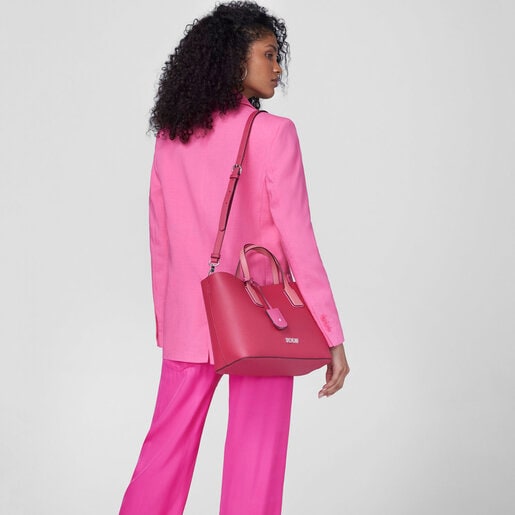 Capazo pequeño Tous Essential multi rosa