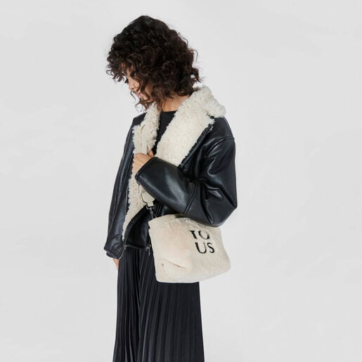 Small beige TOUS Balloon Wild Tote bag