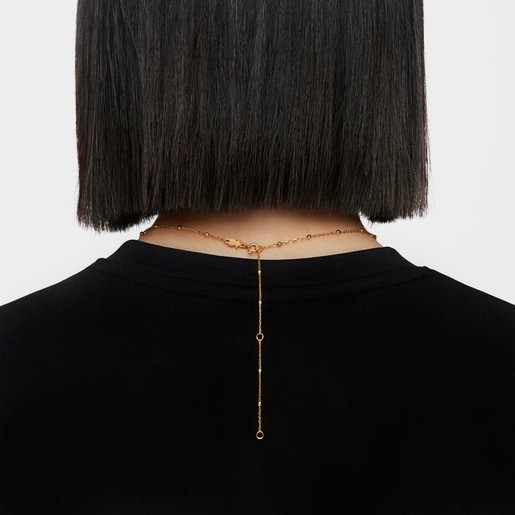 Choker with 18kt gold plating over silver and alternating balls measuring 60 cm TOUS Basics