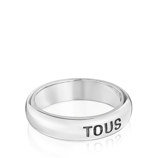 Anillo de plata 5 mm TOUS Man