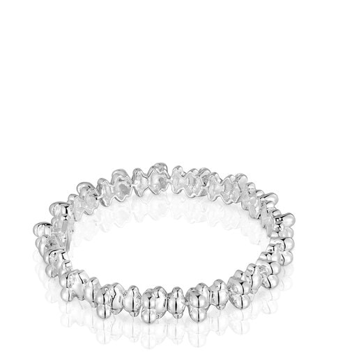 Silver chain bracelet with large bear motifs Bold Bear | TOUS