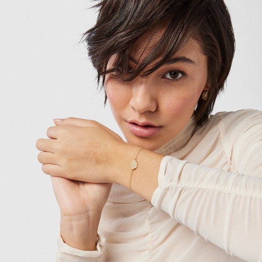 Золотой браслет Nenufar с бриллиантами