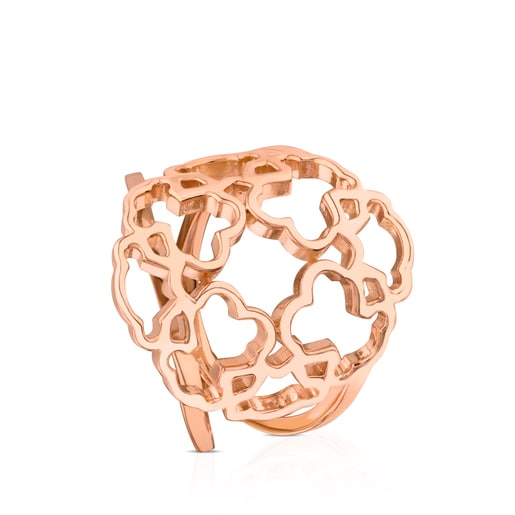 Bague Mossaic Power en Argent Vermeil rose