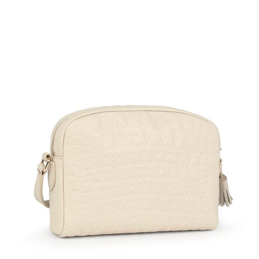 Beige Leather Sherton Crossbody bag