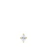 14kt gold Ear piercing with 0.15ct lab-grown diamond Shine LGD
