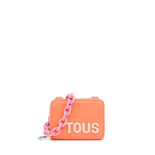 Orange Hanging change purse TOUS Carol