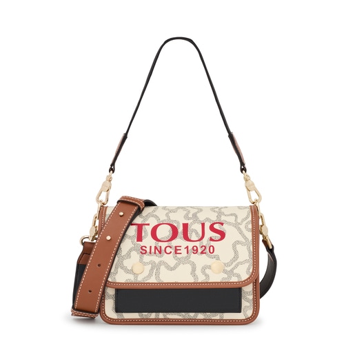 Malá béžová Crossbody kabelka Audree Kaos Icon