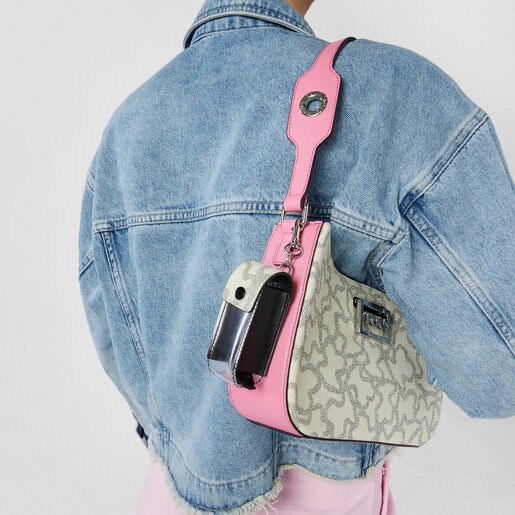 Funda colgante pintalabios negro TOUS Kaos Summer