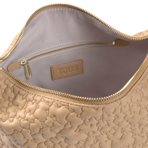 Medium sand-colored Shoulder bag TOUS Puffy Bear