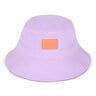 Fiołkowo-różowy dwustronny kapelusz typu bucket Doble