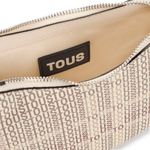 Bolso de hombro beige TOUS Cecilia