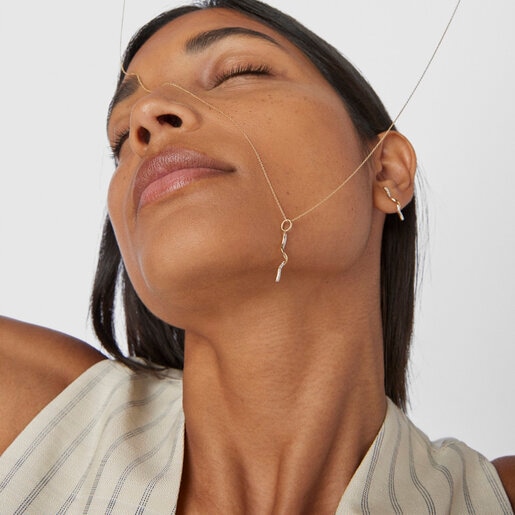 Collier TOUS Beach en or avec spirale de diamants