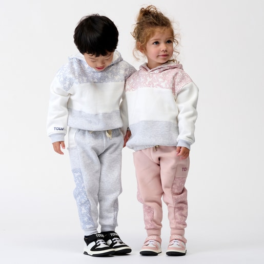 Hooded sweatshirt in Kaos Casual pink