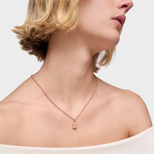 Rose Vermeil Silver Sweet Dolls Pendant