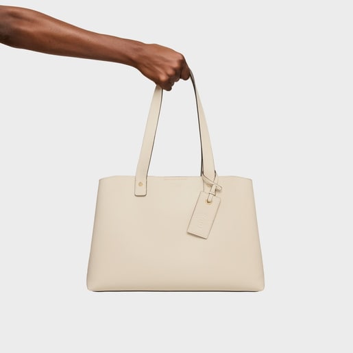 Medium beige City bag The Citybow