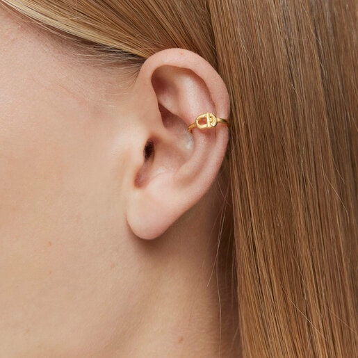 Earcuff with 18kt gold plating over silver TOUS MANIFESTO