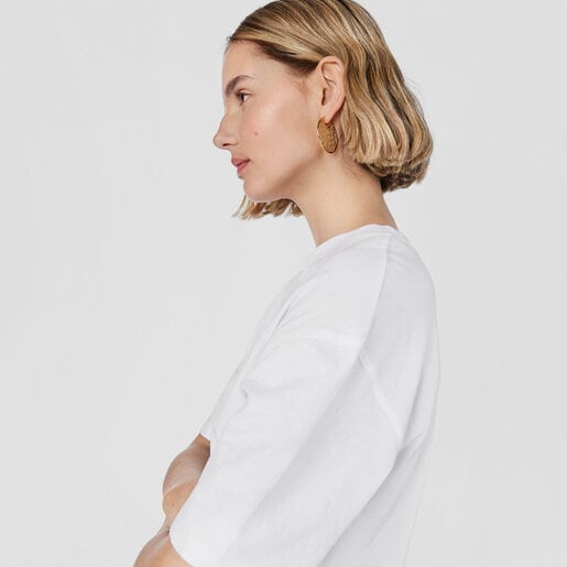 Silver vermeil Earrings Logo