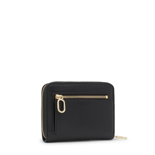 محفظة متوسطة الحجم باللون الأسود من تشكيلة TOUS City