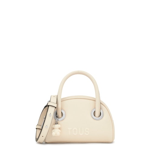 Small beige Bowling bag TOUS Poppy