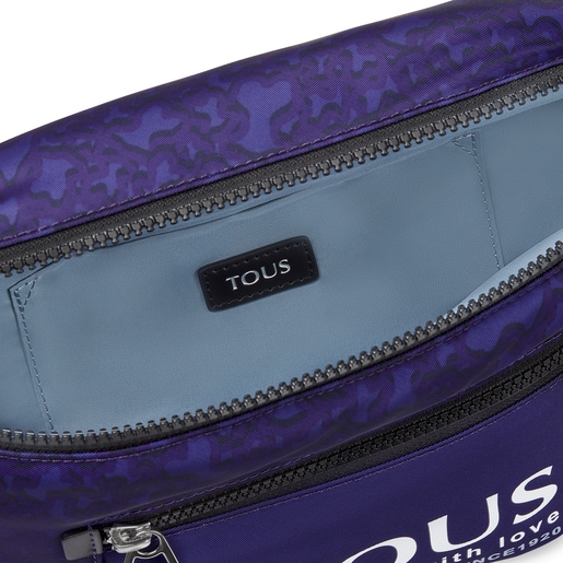 Purple-colored nylon Kaos Mini Evolution waist bag