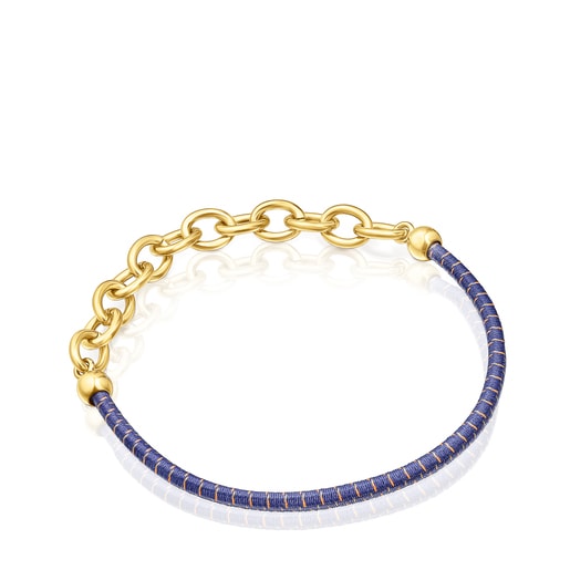 ブルーカラーの伸縮性ブレスレット TOUS Beach Elastic