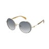 Sonnenbrille Round Metal in Braun