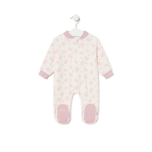 Pijama de bebé Illusion cor-de-rosa