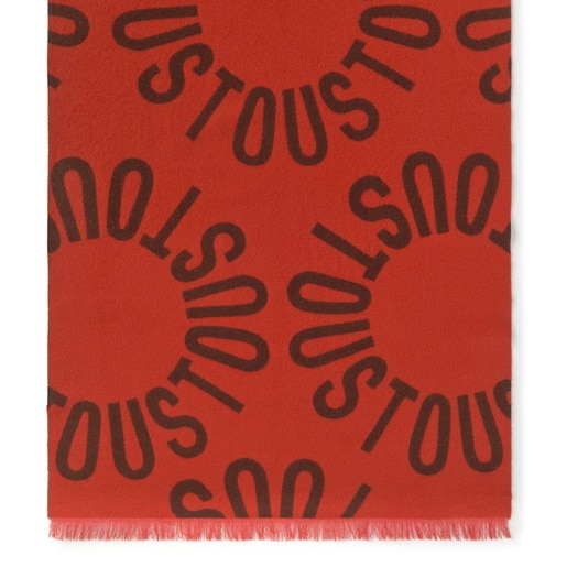 Foulard naranja TOUS Round Logo