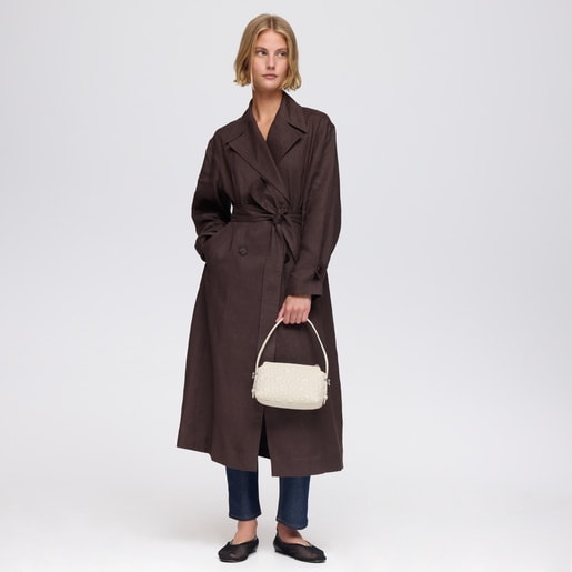 Beige Minibag TOUS Puffy Bear