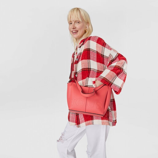 תיק צד TOUS Terra בצבע אלמוג