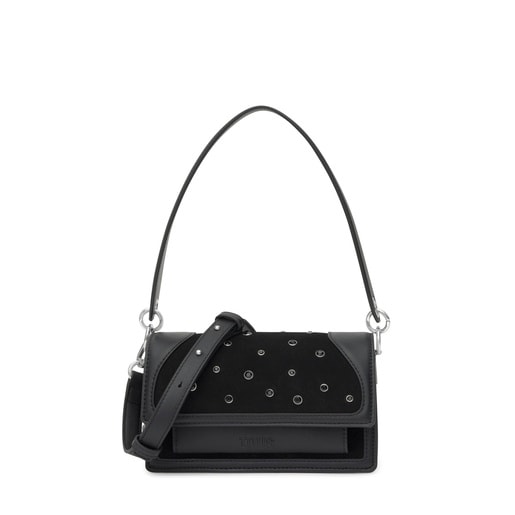 Small black Crossbody bag TOUS Audree Strass