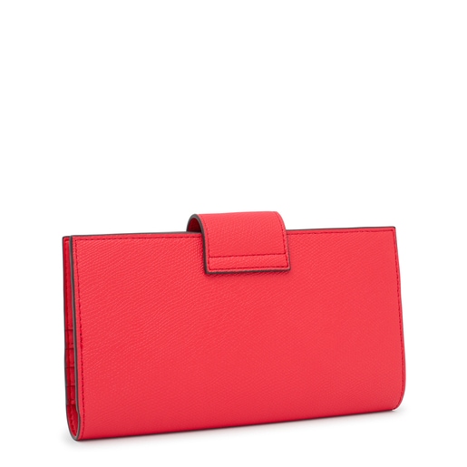 محفظة جيب TOUS Funny كبيرة الحجم باللون الأحمر