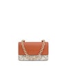 Kaos Icon small beige and black Crossbody bag with flap