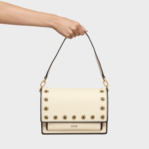 Medium beige Crossbody bag TOUS Audree Trampantojo