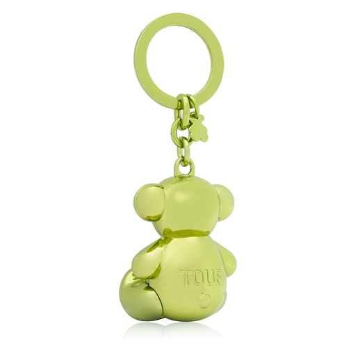 Kroužek na klíče s medvídkem v limetkově zelené barvě Bold Bear