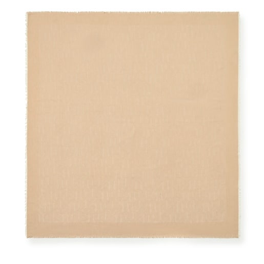 Pañuelo arena TOUS Silhouette Jacquard